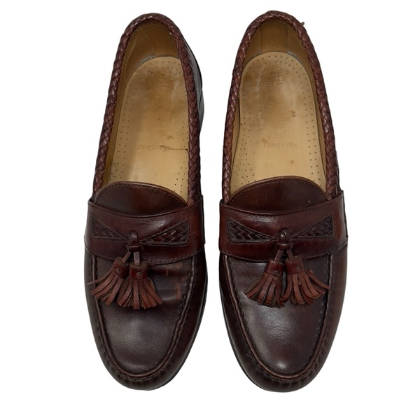 Allen Edmonds Maxwell leather tassel men’s loafers size 9 B - Picture 9 of 11